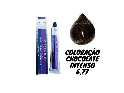 Tinta de Cabelo Chocolate Intenso 6.77 Kaizen Coloração 60gr