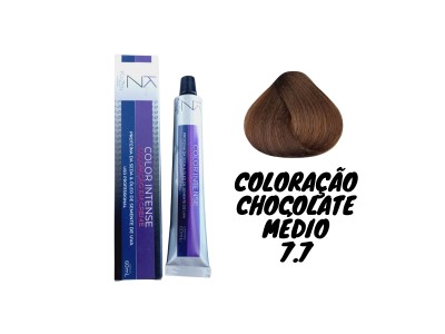 Tinta de Cabelo Chocolate Médio 7.7 Kaizen Coloração 60gr