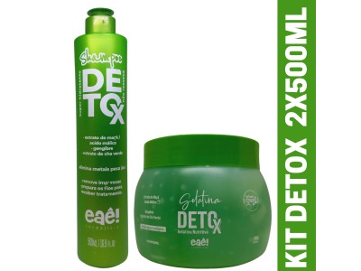 Combo Detox Eae! Cosmeticos Shampoo e Gelatina Detox