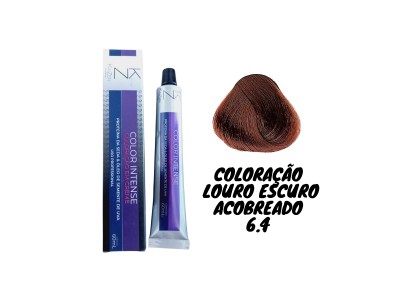 Tinta de Cabelo Louro Escuro Acobreado 6.4  Kaizen 60gr