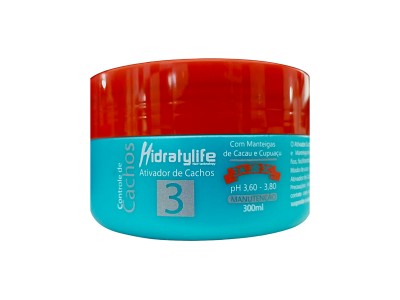 Ativador de Cachos 3a 3b 3c Hidratylife 300g