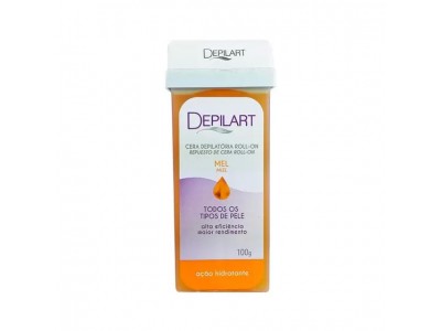 Cera Depilatória Roll-on Depilart  Mel 100gr