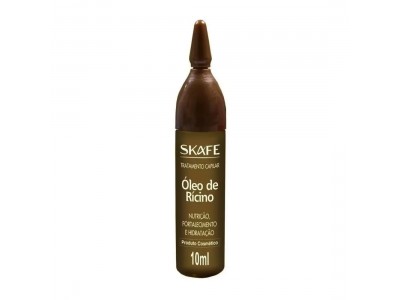 Ampola de Tratamento Capilar  Skafe Óleo de Ricino 10ml