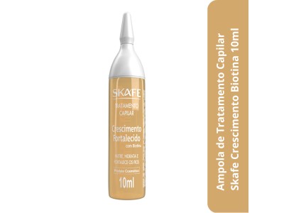 Ampola de Tratamento Capilar  Skafe Crescimento Biotina 10ml