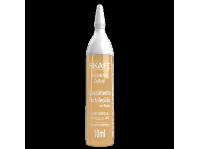 Ampola de Tratamento Capilar  Skafe Crescimento Fortalecido com Biotina 10ml