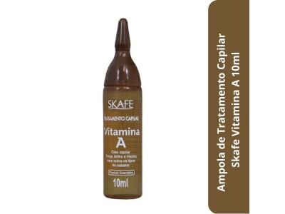 Ampola de Tratamento Capilar  Skafe Vitamina A 10ml