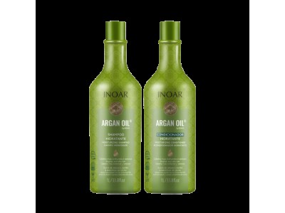 kit Shampoo e Condicionador Inoar Argan Oil System 1L