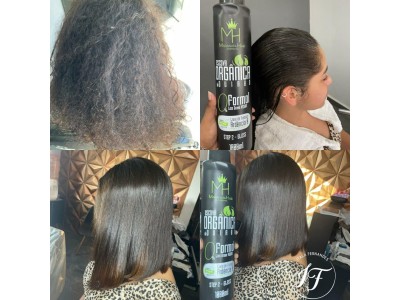 Ativo Escova Orgânica de Quiabo 0% Formol Maranata Hair 1L