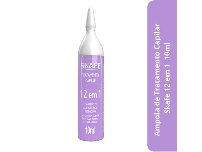 Ampola de Tratamento Capilar  Skafe 12 em 1  10ml