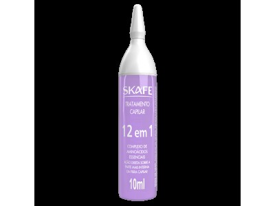 Ampola de Tratamento Capilar  Skafe 12X1 Complexo de Aminoacidos Essenciais 10ml