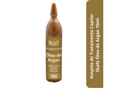Ampola de Tratamento Capilar  Skafe Óleo de Argan 10ml
