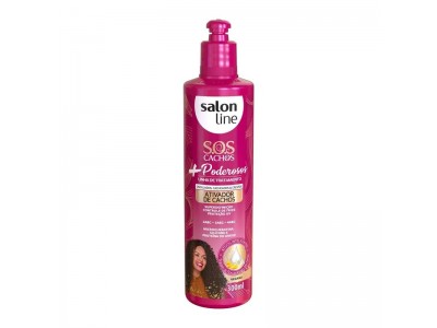 Ativador de Cachos SOS +Poderosos Fios Resistentes 300ml Salon Line