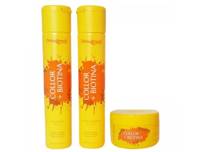 Kit Color Biotina Shamp+Cond+Masc Onixx Brasil