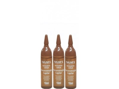 Ampola de Tratamento Capilar  Skafe Reconstrução Capilar 10ml