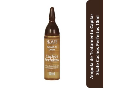 Ampola de Tratamento Capilar  Skafe Cachos Perfeitos 10ml