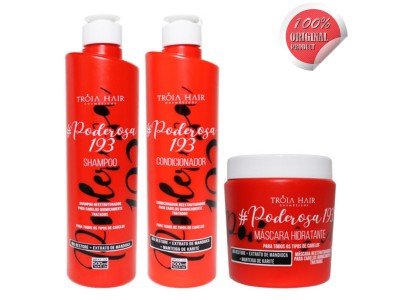 Kit Poderosa 1.9.3 Reconstrutor 3x500ml Troia Hair