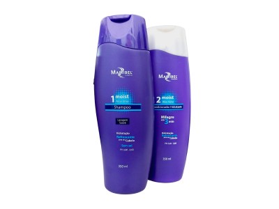 Kit Shampoo E Condicionador Moist Aloe Vera 350ml Mairibel