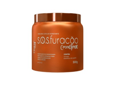 Mascara S.O.S Furacão Cronotrat Qatar Hair 500G