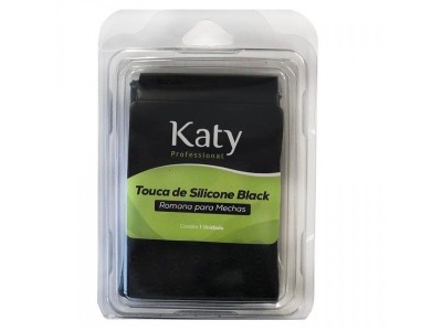 Touca Romana para Mechas de Silicone Black  Katy Professional