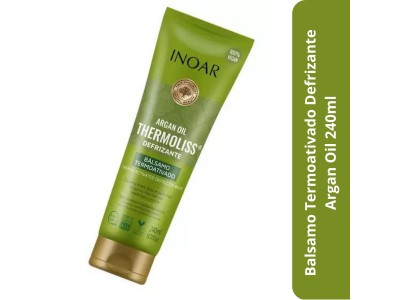 Balsamo Inoar Termoativado Defrizante Argan Oil 240ml