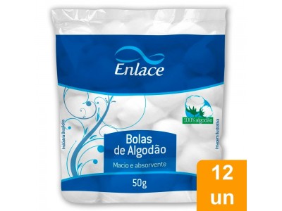 Algodão Hidrófilo Enlace Bolas 50gr