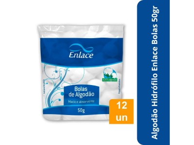 Algodão Hidrófilo Enlace Bolas 50gr