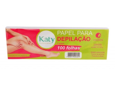 Papel para Depilação com 100 Folhas Katy Professional