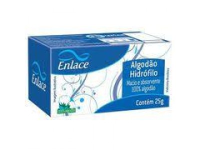 Algodão Hidrófilo Enlace 25g