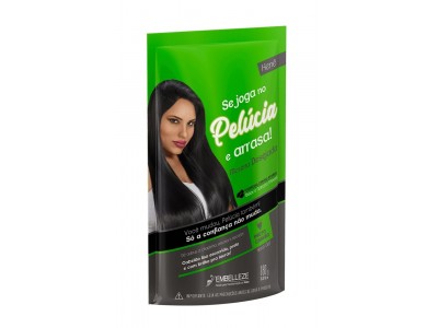 Alisante Henê Pelucia Preto Carvão 180g