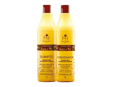 Kit Shampoo e Condicionador Aveia e Mel 2X1L Maranata Hair
