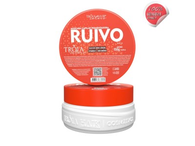 Máscara Capilar Pigmentadora Ruivo Tróia Hair Colors 150G