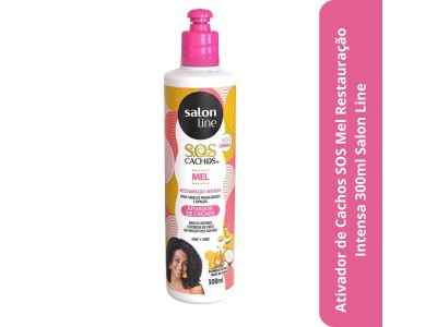 Ativador de Cachos SOS Mel Restauração Intensa 300ml