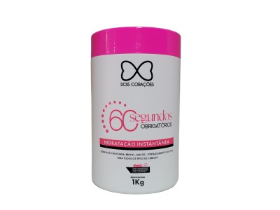 Máscara Capilar 60Segundos Obrigatórios Dois Corações 1KG