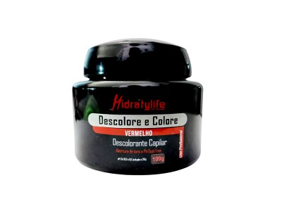 Po Descolore e Colore Vermelho Hidralyfe 100gr