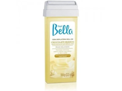 Cera Depilatória Roll-on Depil Bell Chocolate Branco 100gr