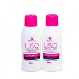 Kit Liso Absoluto shampo e Condicionador Felicity 2x300ml