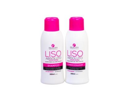 Kit Liso Absoluto shampo e Condicionador Felicity 2x300ml