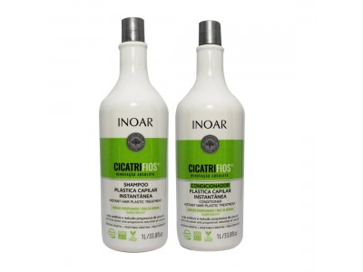 kit Shampoo e Condicionador Inoar Cicatrifios Renovação Absoluta 1L