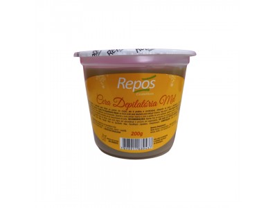 Cera Depilatoria Repos em Pote Mel 200 GR