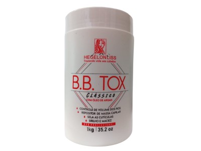 Botox Capilar B.B Tox Clássico Hegelon Liss 1k